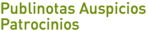 Publinotas / Auspicios / Patrocinios